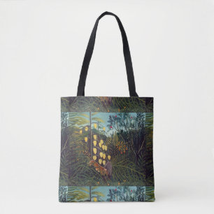Henri Rousseau Kampf zwischen Tiger und Bull