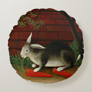 Henri Rousseau - Kaninchen. Rundes Kissen