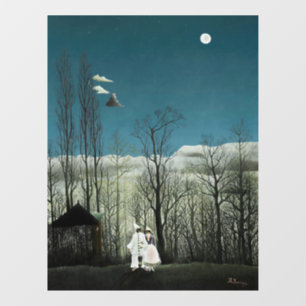 Henri Rousseau - Karneval Abend Fensteraufkleber