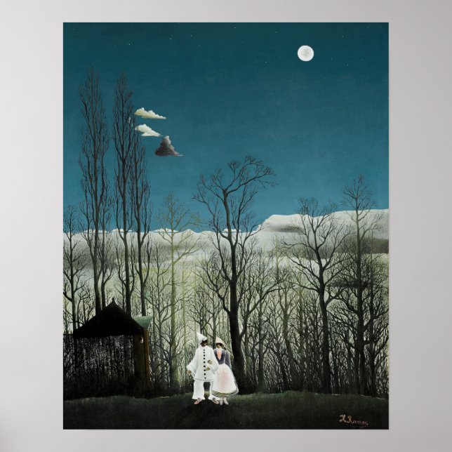 Henri Rousseau - Karneval Abend Poster (Vorne)