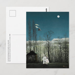 Henri Rousseau - Karneval Abend Postkarte