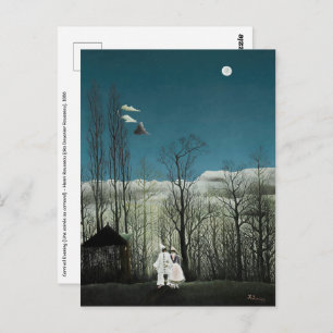 Henri Rousseau - Karneval Abend Postkarte