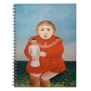 Henri Rousseau - Kind mit einer Puppe Notizblock