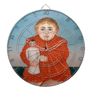 Henri Rousseau - Kind mit Puppe Dartscheibe