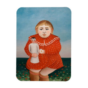 Henri Rousseau - Kind mit Puppe Magnet