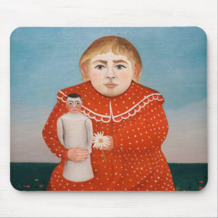 Henri Rousseau - Kind mit Puppe Mousepad
