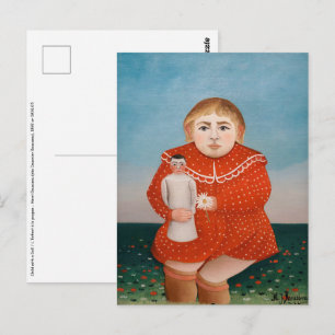 Henri Rousseau - Kind mit Puppe Postkarte