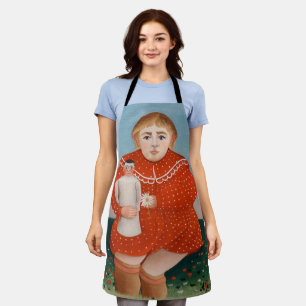 Henri Rousseau - Kind mit Puppe Schürze