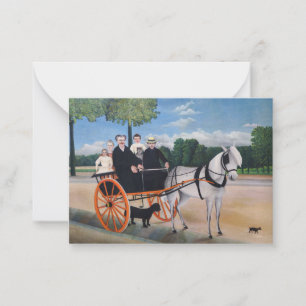 Henri Rousseau - La Carriole du pere Junier Mitteilungskarte