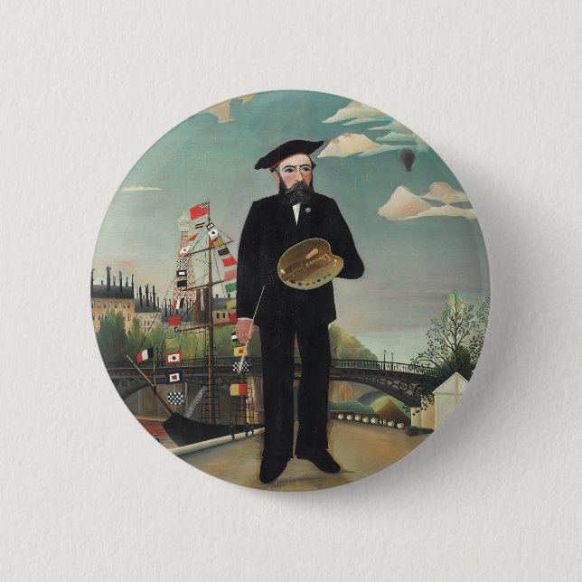 Henri Rousseau-Malen Button (Vorderseite)