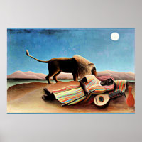 Henri Rousseau Malerei, Schlafen Sinti und Roma