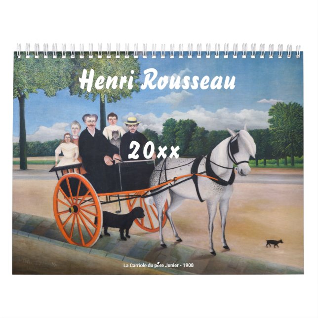 Henri Rousseau Masterpiece Selection Kalender (Titelbild)