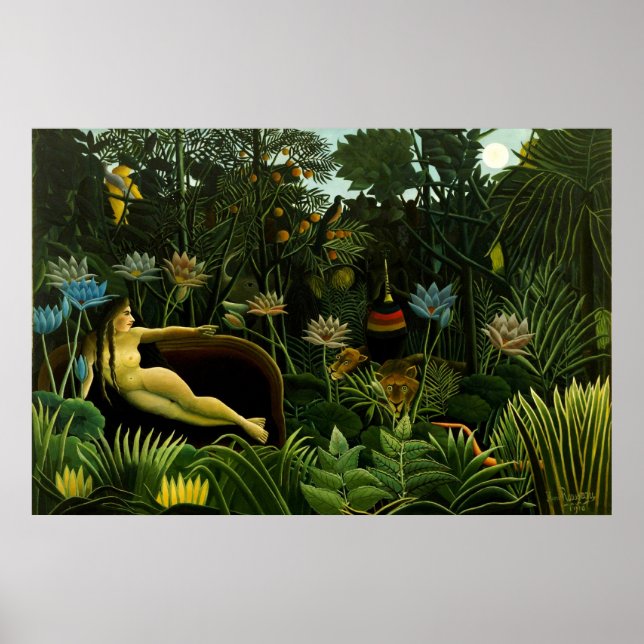 Henri Rousseau Painting Poster (Vorne)