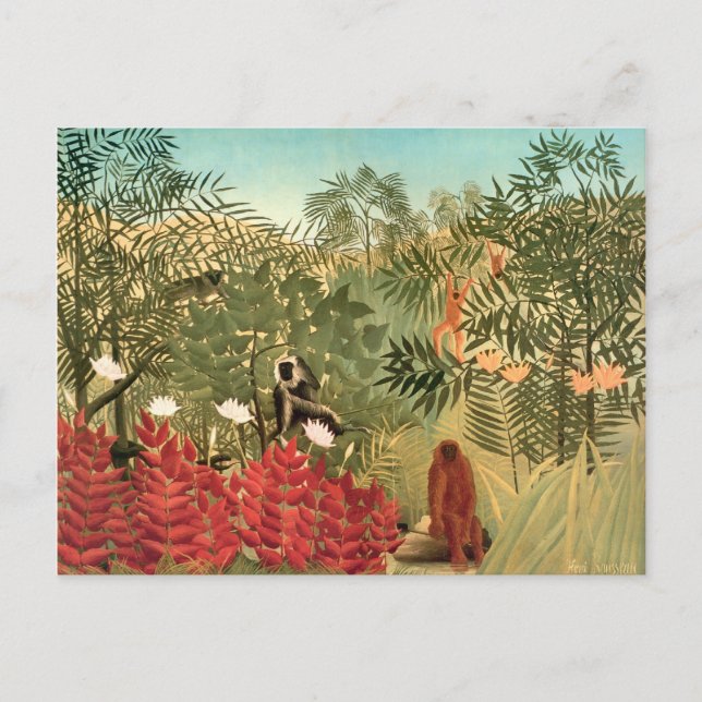 Henri Rousseau Painting Postkarte (Vorderseite)