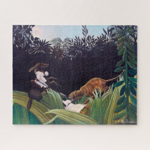 Henri Rousseau - Pfadfinder werden von einem Tiger Puzzle