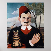 Henri Rousseau - Porträt von Pierre Loti