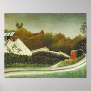 Henri Rousseau - Sägewerk, außerhalb von Paris Poster