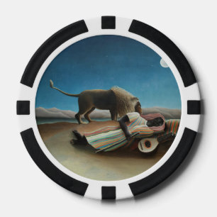 Henri Rousseau Schlafen Sinti und Roma Löwenmalere Pokerchips