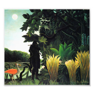 Henri Rousseau-Schlangenbeschwörer-Druck Fotodruck