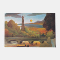Henri Rousseau - Seine und Eiffelturm bei Sonnenun