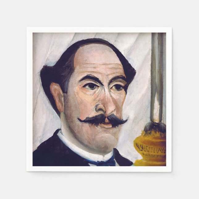 Henri Rousseau - Selbstportrait Serviette (Vorderseite)