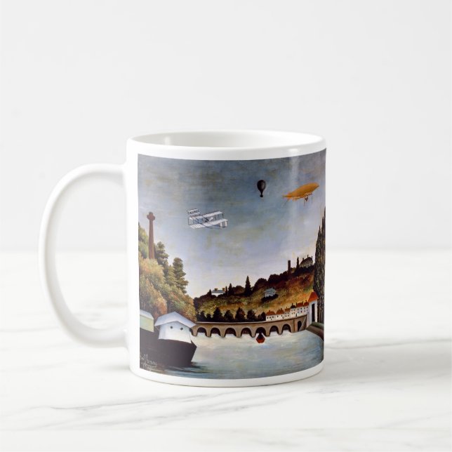 Henri Rousseau - Sevres Brücke & Hügel von Clamart Kaffeetasse (Links)