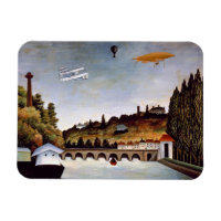 Henri Rousseau - Sevres Brücke & Hügel von Clamart