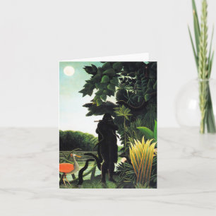 Henri Rousseau Snake Charmer Note Card Karte