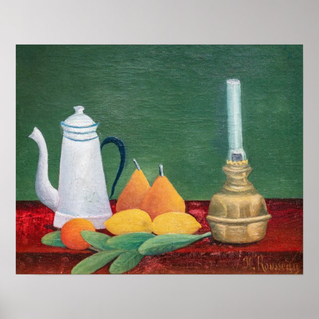 Henri Rousseau - Still Life with Coffee Pot Poster (Vorne)