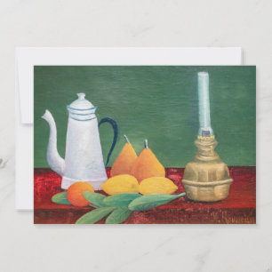 Henri Rousseau - Stillleben mit Kaffeekanne Dankeskarte