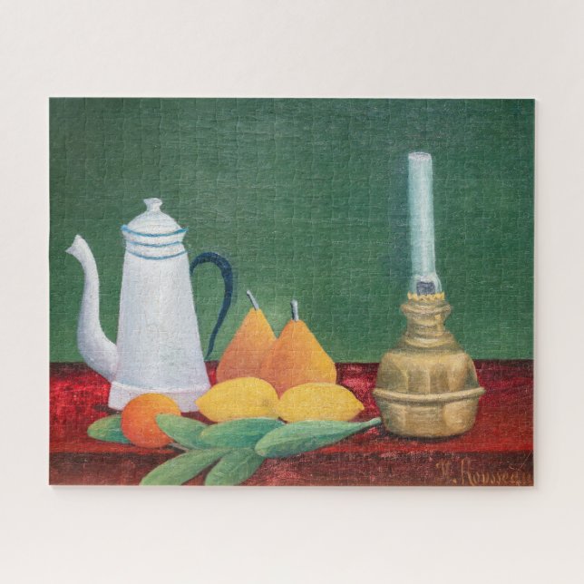 Henri Rousseau - Stillleben mit Kaffeekanne Puzzle (Horizontal)