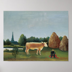 Henri Rousseau - Szene in Bagneux am Rande der Auß Poster