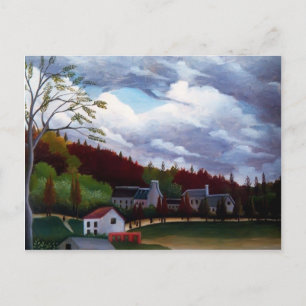 Henri Rousseau- The Bievre at Gentilly Postkarte