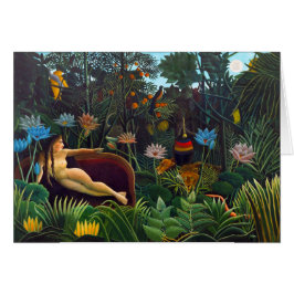 Henri Rousseau The Dream 1910 CC1144 Grußkarte