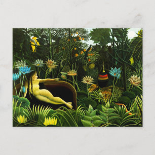 Henri Rousseau The Dream Postcard Postkarte