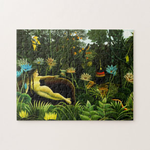 Henri Rousseau The Dream Puzzle