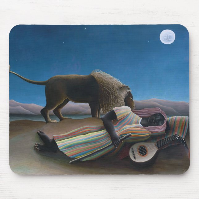 Henri Rousseau - The Sleeping Gypsy Mousepad (Vorne)