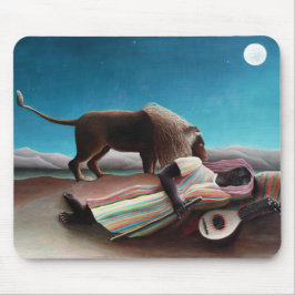 Henri Rousseau The Sleeping Gypsy Vintage Mousepad