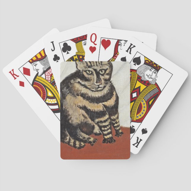 Henri Rousseau - The Tabby Spielkarten (Rückseite)