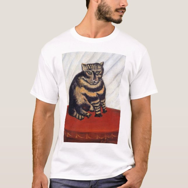 Henri Rousseau - The Tiger Cat ( Le Chat Tigre ) T-Shirt (Vorderseite)