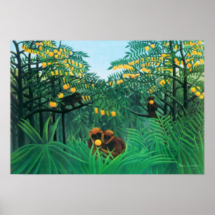 Henri Rousseau The Tropics Poster