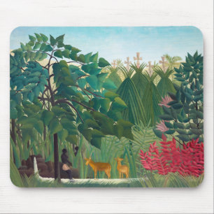 Henri Rousseau - The Waterfall Mousepad