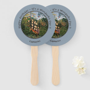 Henri Rousseau Tiger & Bull Party Items Collection Fächer