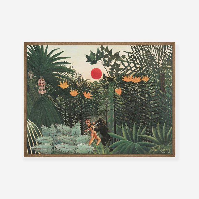Henri Rousseau Tropische Landschaft Poster (Von Creator hochgeladen)