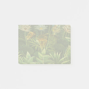 Henri Rousseau Tropischer Dschungel Löwe Vintage D Post-it Klebezettel