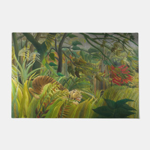 Henri Rousseau - überrascht! Fußmatte