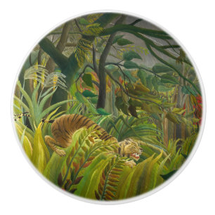 Henri Rousseau - überrascht! Keramikknauf