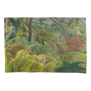 Henri Rousseau - überrascht! Kissenbezug