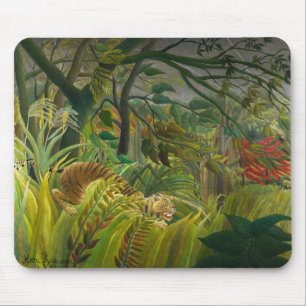 Henri Rousseau - überrascht! Mousepad
