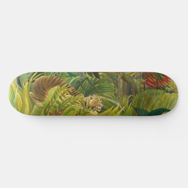 Henri Rousseau - überrascht! Skateboard (Horizontal)